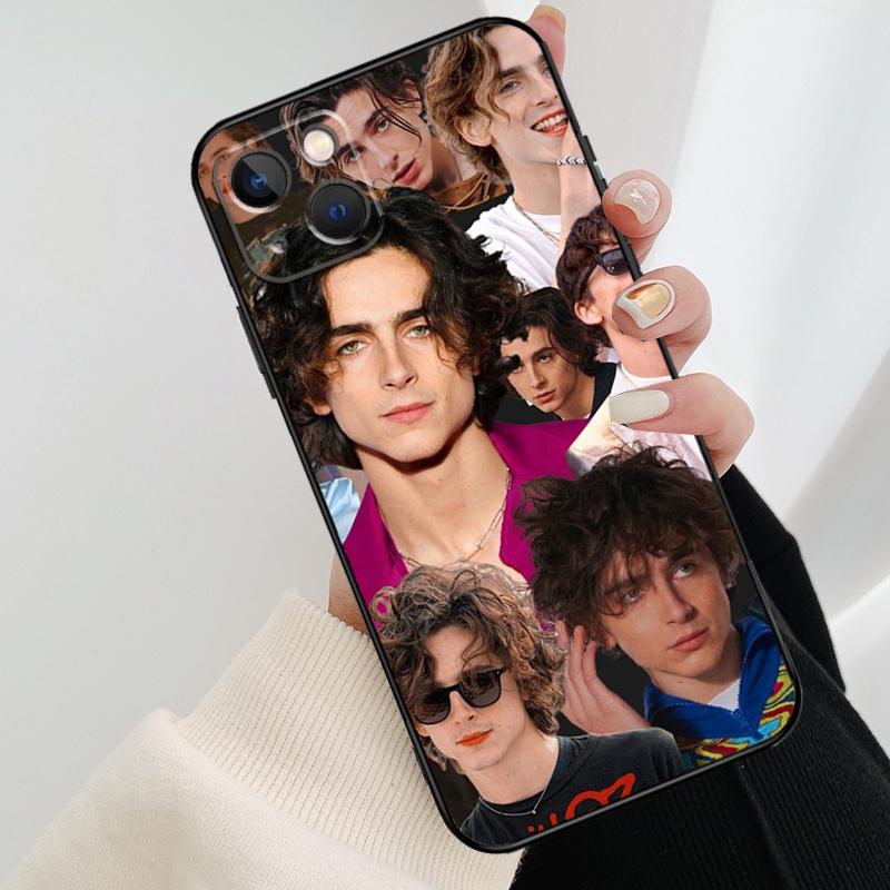 Timothee Chalamet Actor Phone Case For iPhone 17 Pro Max 14 13 12 11 15 16 Pro Max mini 16 15 Plus 16e 17 Air Cover
