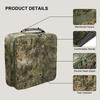 Handheld Fishing Reel Bag Double   Fishing Tackle   Box Polyester Large Capacity Carry Bag with   Dividers