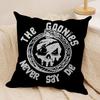 Movie G-Goonies Cushion Cover Soft Plush Fabric Double-Sided Printed Sofa Cushion Cover For All Seasons Home Decor Gift