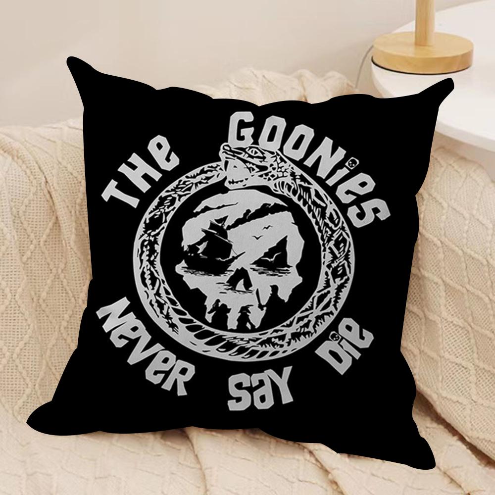 Movie G-Goonies Cushion Cover Soft Plush Fabric Double-Sided Printed Sofa Cushion Cover For All Seasons Home Decor Gift