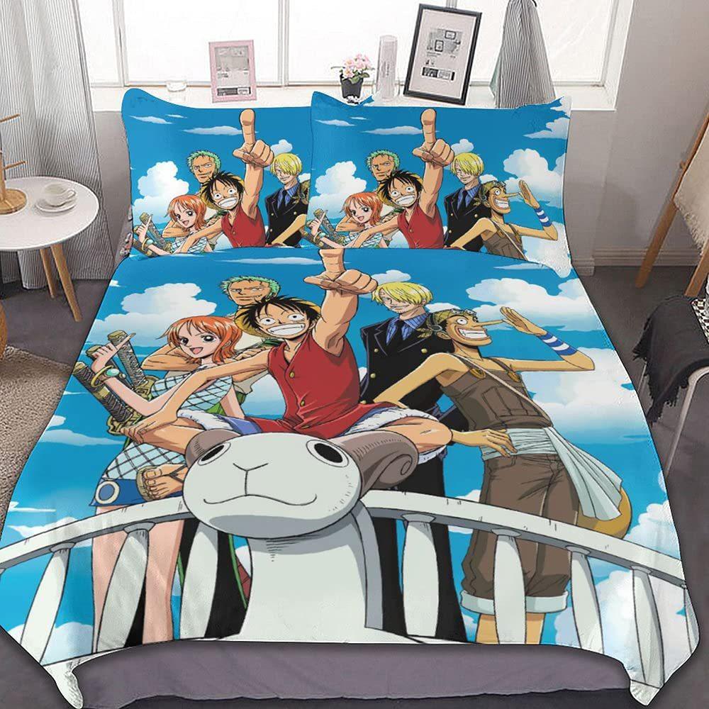 Animation Soft And Comfortable Bedding Three-Piece Quilt Cover