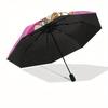 1pc Looney Tunes Character Artwork Umbrella with Plastic Handle,Suitable for All Seasons Home Travel Outdoor UmbrellaM964