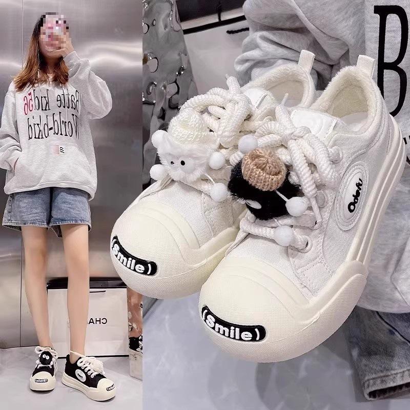 Ugly cute big head women's shoes 2026 new spring and autumn princess shoes junior high school students sports platform explosion casual bread shoes