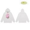 CORT Alcatraz Distressed Hoodie Men Streetwear Loose Fit Couple Sweatshirt Winter