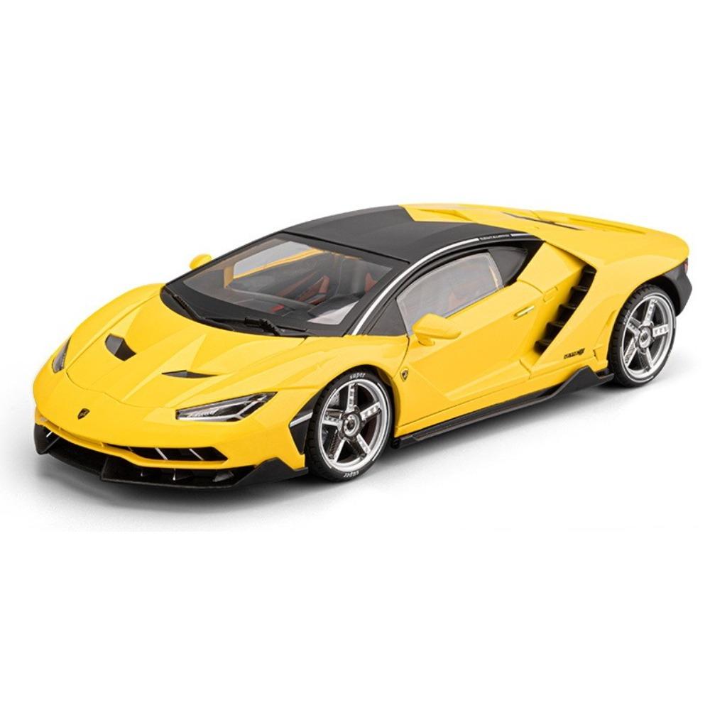 1/18 Lamborghini Centenario LP770-4 Supercar Alloy Car Diecasts & Toy Vehicles Metal Toy Car Model Sound and Light Collection Kids Toy