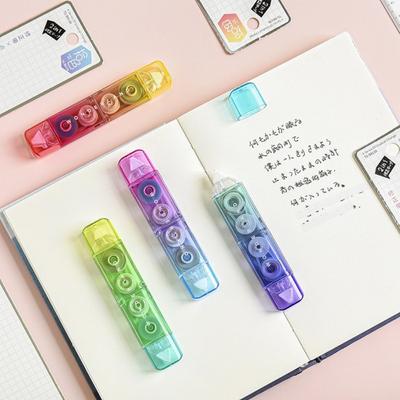 Correction Tape Creative Smooth Sliding Colored Dispensing Office Supplies Stationery
