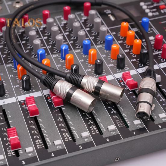 XLR Y-rozbočovací kabel XLR samec - duální XLR samice Y-rozbočovací 3pinový vyvážený mikrofonní kabel pro mikrofony, mixážní pulty, výkonové zesilovače