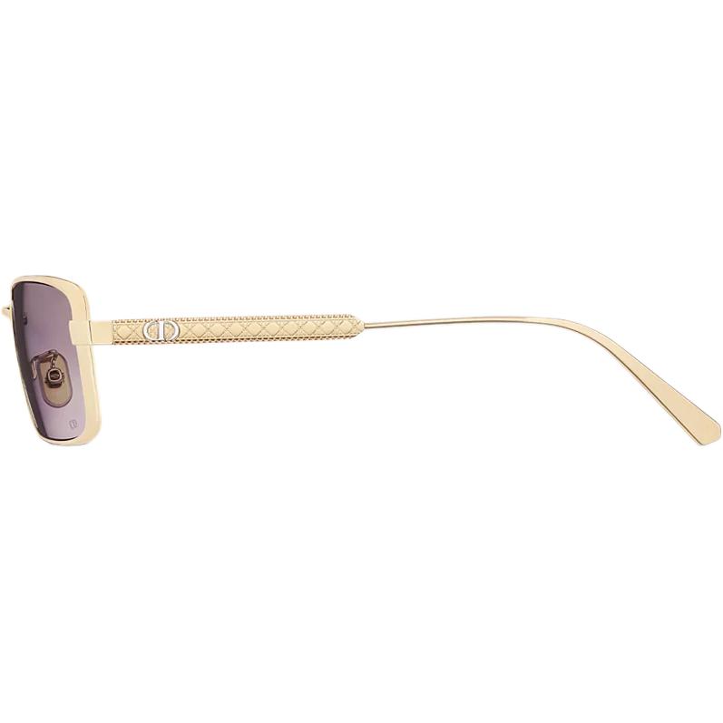 Dior Modern Design Rectangular Sunglasses Men sunglasses Gold DIORCANNAGES2U