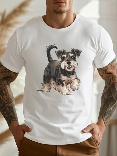 Sommer Kurzarm Tier T-Shirt für Männer 3D-Muster Druck Casual Tee Fashion Street Übergroße Kleidung Herren T-Shirt Streerwear