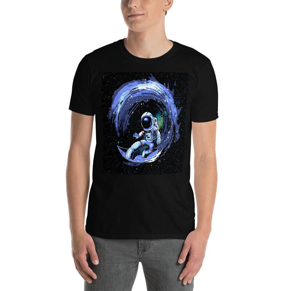 ASTRONAUT UNIVERSE SURFER STAR SPACE WAVE GRAPHIC Short-Sleeve Unisex T-Shirt 2XL