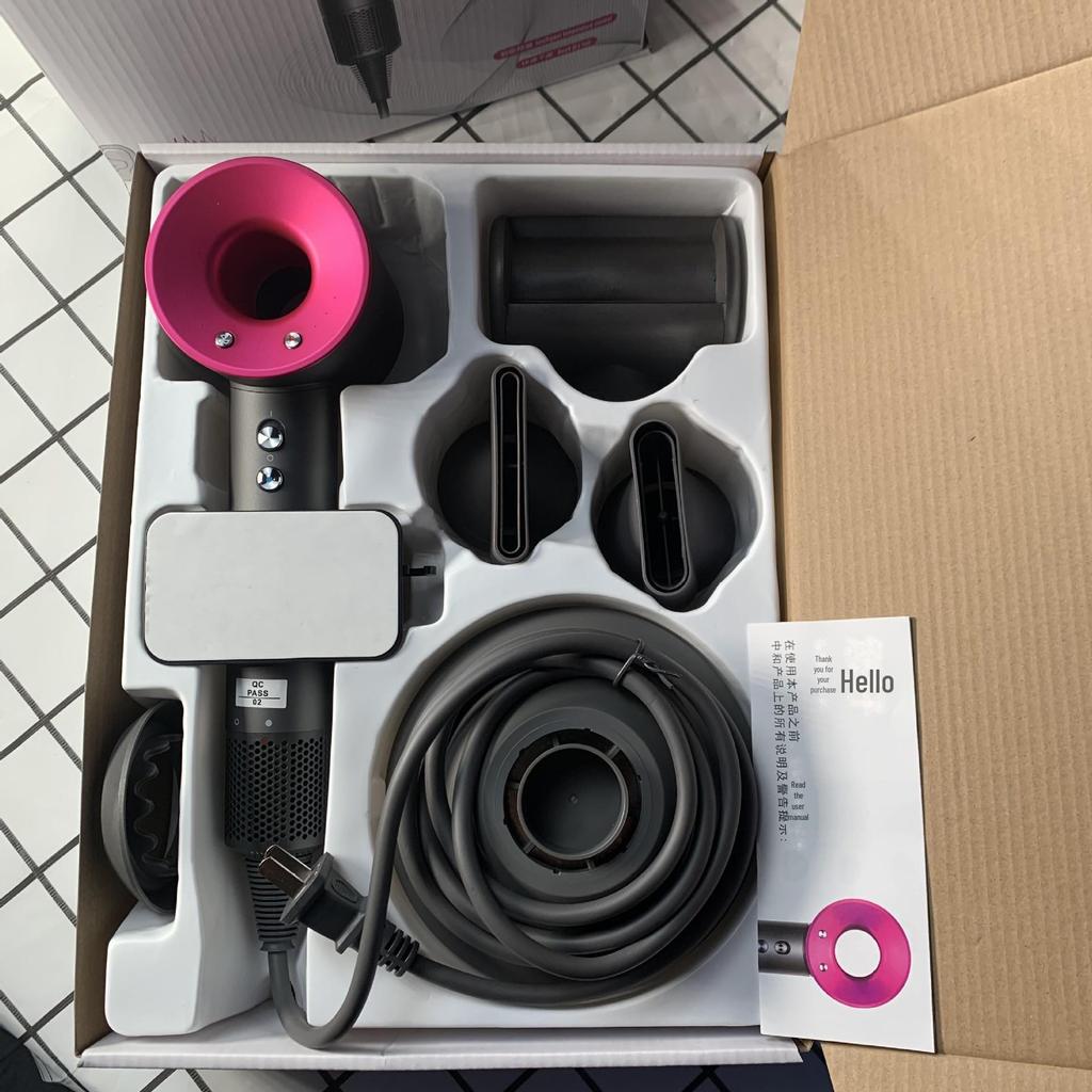 Mousen High-Speed Leafless Hair Dryer with Negative Ion Technology & 5 Nozzles