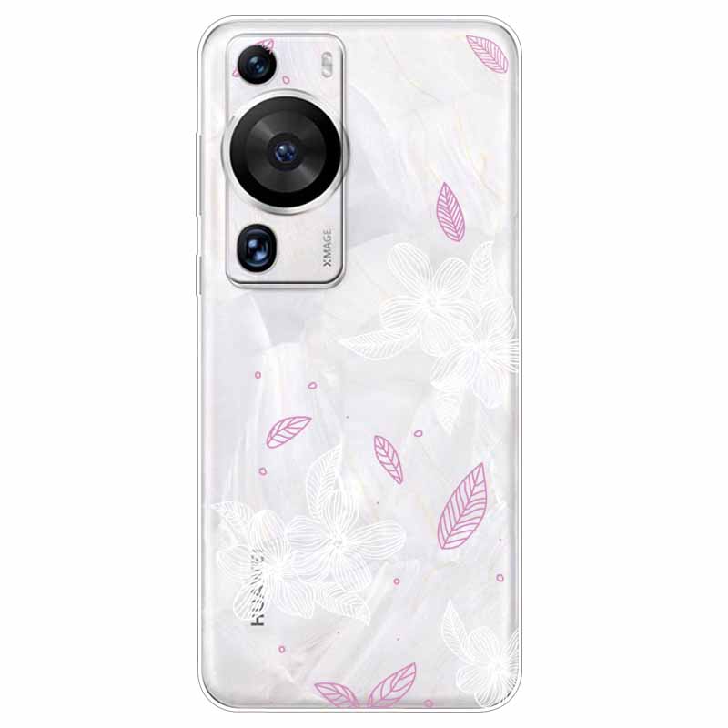 Soft Clear TPU Case for Huawei P60 Covers Silicone Lovely Slim Transparent Phone Shell for Huawei P60 Pro Case P60 Pro P60 Cases Huawei P60 Pro