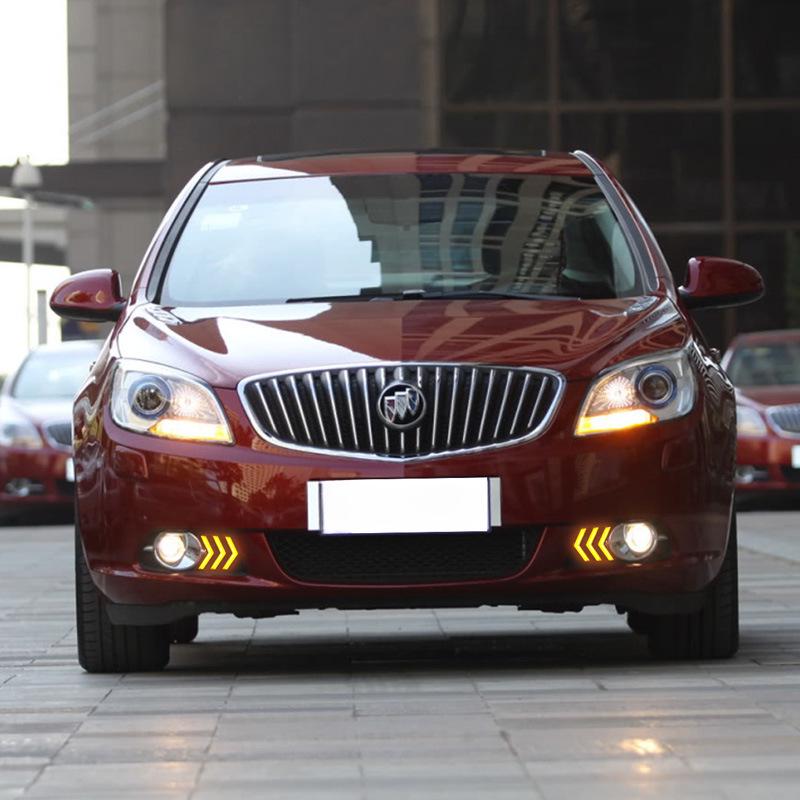 LED DRL Turn Signals for 2010-2013 Buick Excelle GT Fog Light Mod