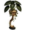Gothic Home Decor Skull Spine Planter, Resin Skeleton Planter Pot, Horror Halloween Retro Bone Ornament Flower Vase, Spooky Gifts For Women