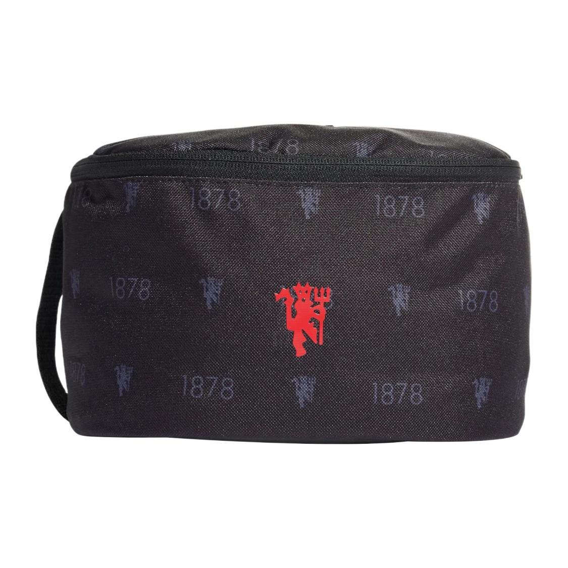 Adidas Recycled Polyester Sports Bag, Toiletry Bag Unisex Black One Size чёрный