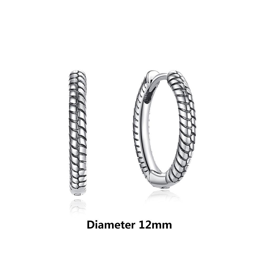 

New 2025 Original 925 Sterling copper Earrings For Women Piercing Hoop Love Heart Earings Rose Gold Wedding Gift Luxury Zircon