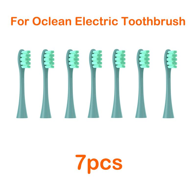 XiaomiFor Oclean Flow/X/ X PRO/ Z1/ F1/ One/ Air 2 /SE Brush Heads Soft DuPont Sonic Toothbrush Vacuum Bristle 7pcs Replacement Heads