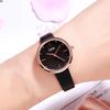 Student Women'S Watch Temperament Red Versatile Belt Female Watch Student With Quartz Watch