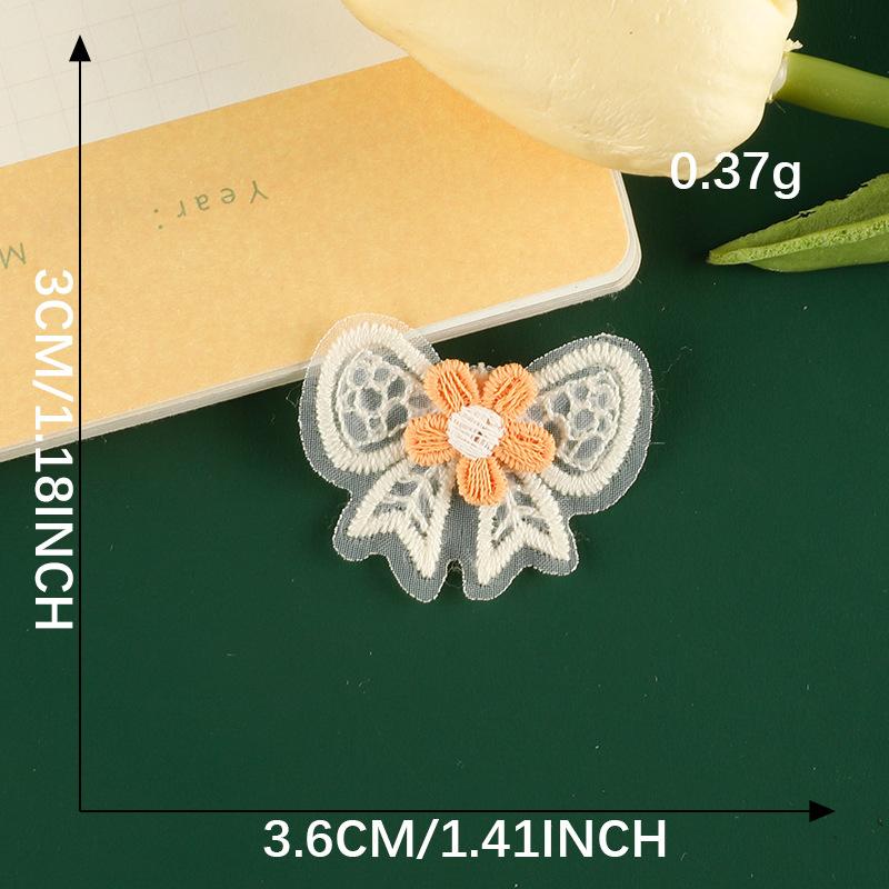 Duoku Original Embroidery Label Hair Accessories Accessories Lace Embroidery Sticker Diy Patch Clothing Accessories Cloth Label Cloth Sticker