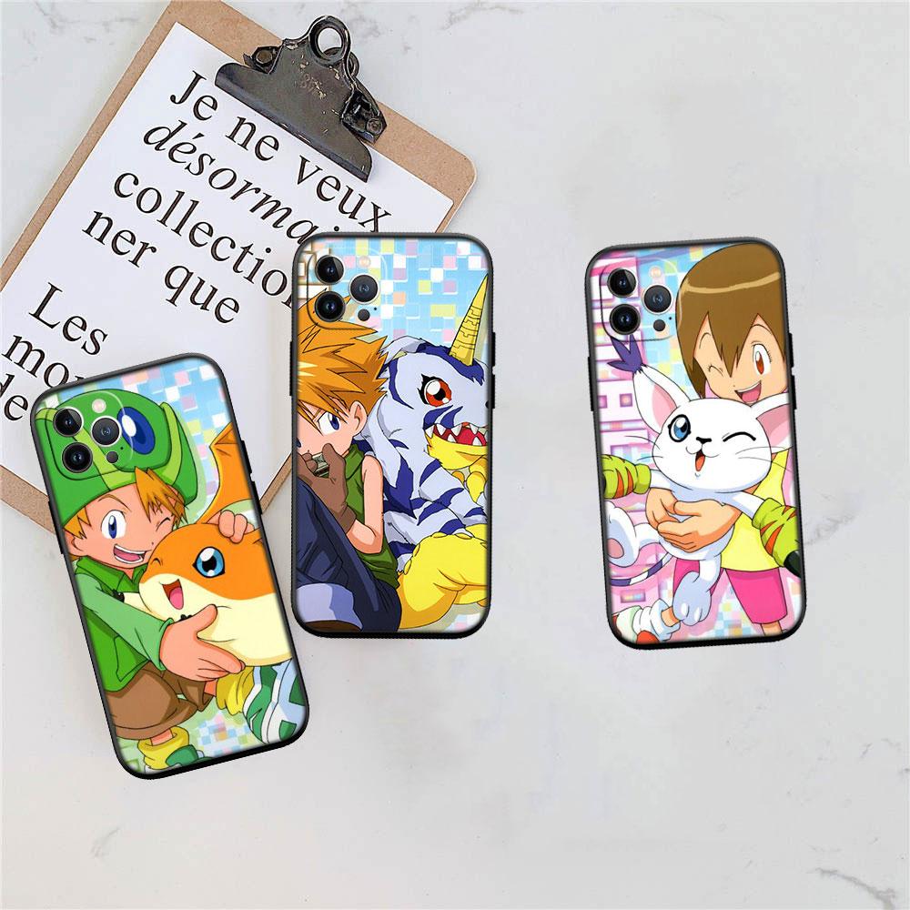LO29 D-Digimons Soft Shell Phone Case for OPPO A40 A60 A80 A15 A16 A16K A12 A17 A17K A54 A54S A53 A53S A55 A56 A57 A98 F23