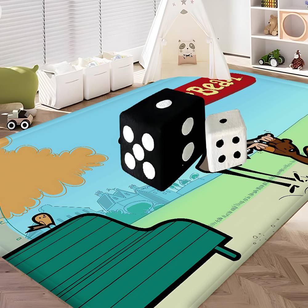 Funny Cartoon Mr. Bean Entrance Door Mat Washable Non-Slip Living Room Sofa Chairs Area Mat Kitchen Welcome Doormat