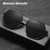 Sunglasses For Men UV400 Aluminum Magnesium Mirror Sun Eyeglasses Classic Vintage Driving Sunglass Photochromic Oculos With Box