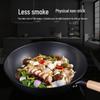 KBH 32cm 316 Stainless Steel Non-Stick Wok with Lid
