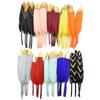10Pcs/Lot Silver Gold Duck Feathers For Decoration Goose Feather Craft Black White Jewelry Creation Handicraft Accessories Decor