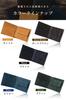 Kameto Bag Manufacturing Bifold Genuine Slim Design the Change Over Large Leather Coin Card Mini Dark Brown Leather Co., Ltd. Men's Wallet, Leather,