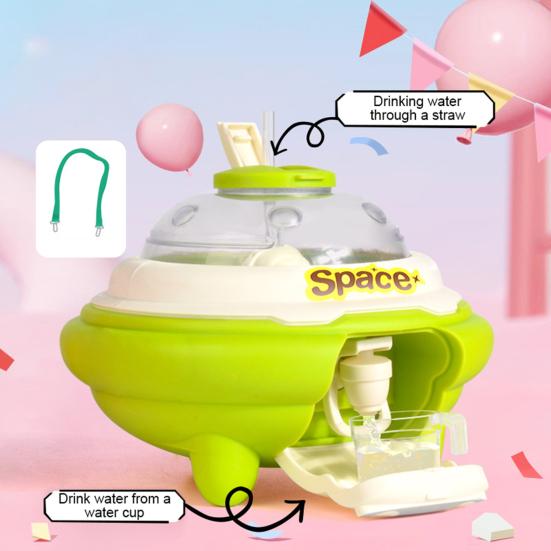 Mini Water Dispenser Baby Toy Food Grade BPA Free Large Capacity Easy To Use UFO Shaped Drinking Water Toy
