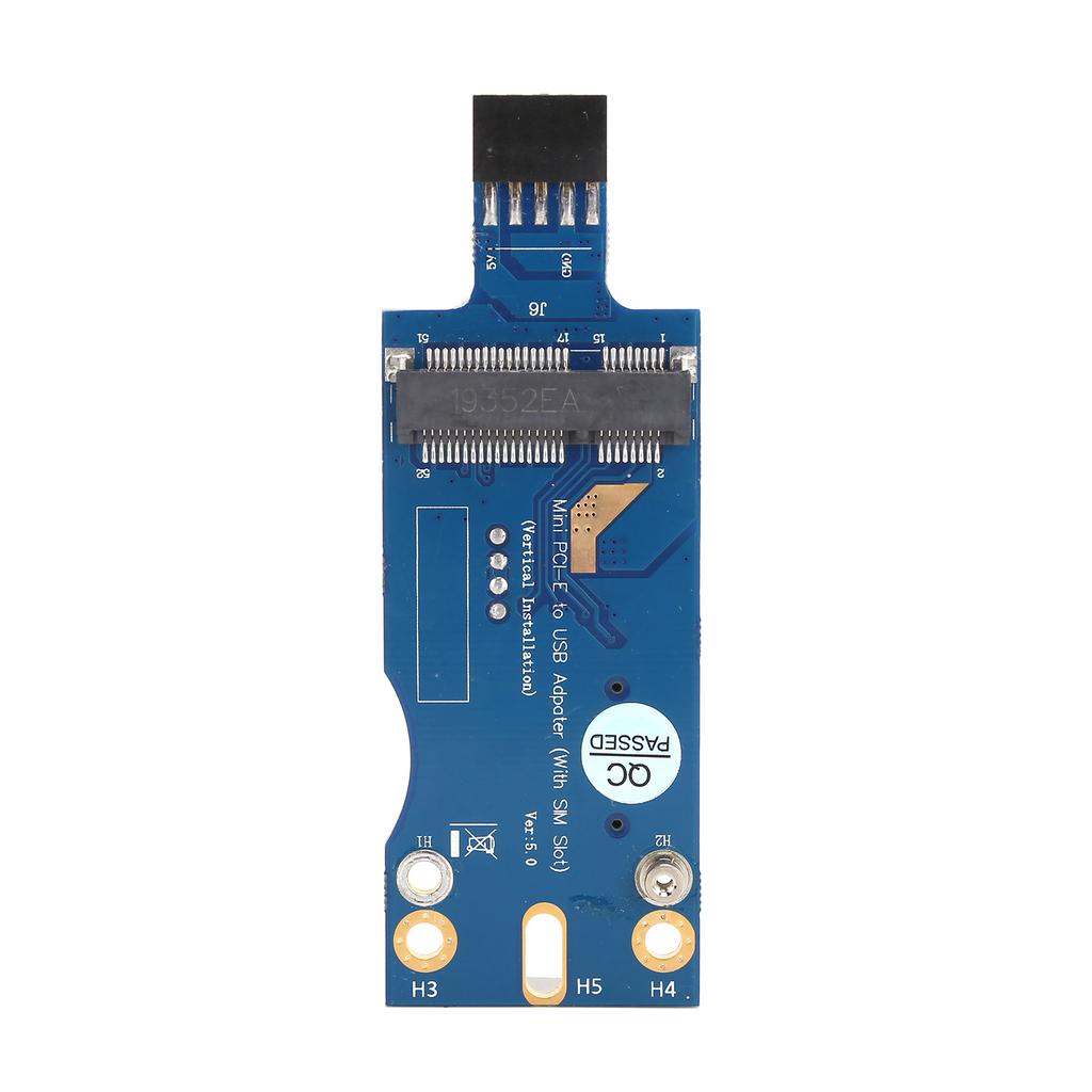 PC Expansion Card PCIE to USB Vertical Installation with SIM Card Slot Computer Accessories