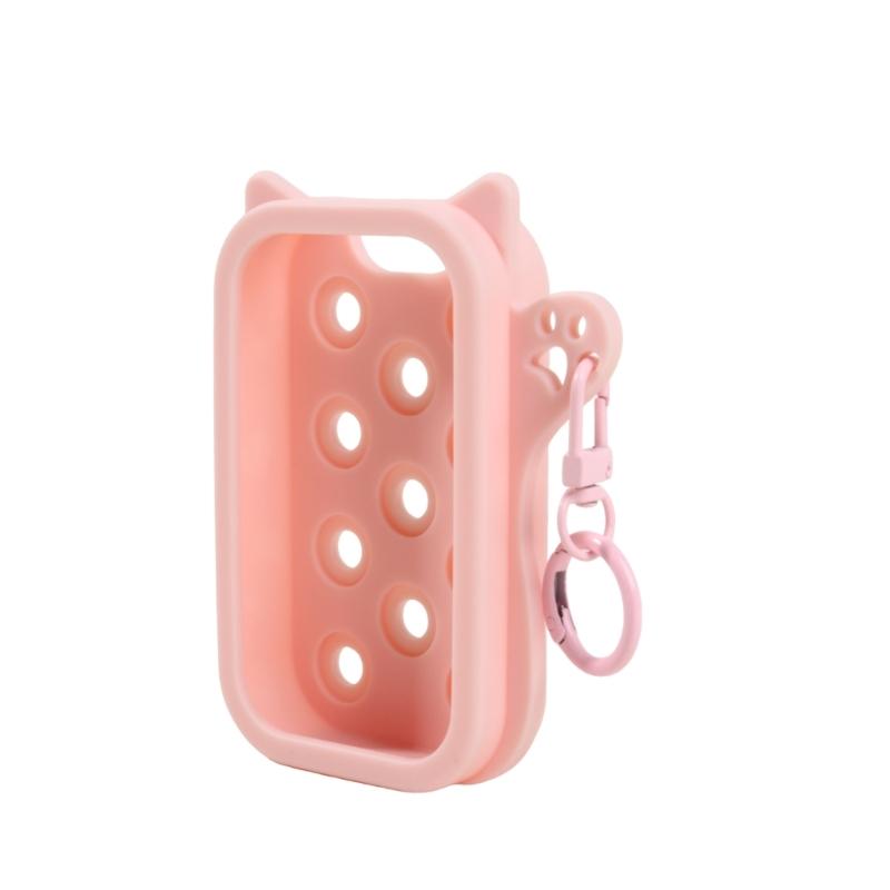 Universal Silicone Sleeve for Power Mist & Glow Mist Bottles Quick Install with Portable Hook Design Easy To Carry
