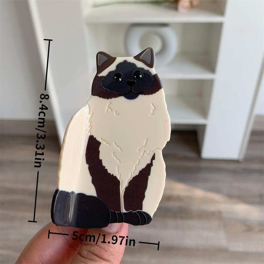 Cute Acetic Acid Cat Hair Claw For Women Cartoon Korean Style Kitten Claw Clip Hair Accessories Headdress Animal Shark Clip