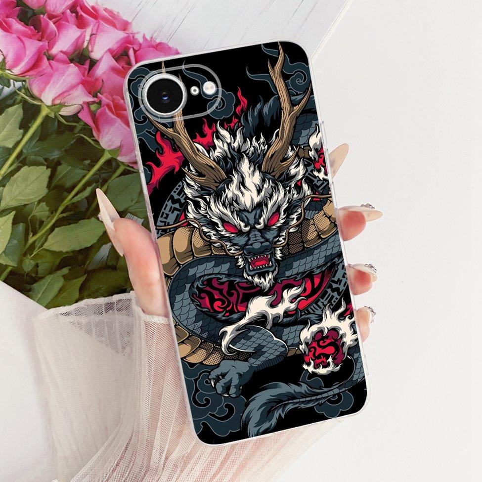 Transparent Cover For iPhone 16e Case Cute Kawaii Fashion Butterfly Funny Painted Casing A3212 A3409 A3410 A3408
