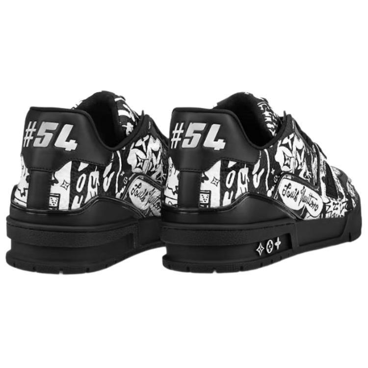 Louis Vuitton Lv Trainer Sneakers 'Comic Black White' 1AB9WX