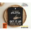 Funny Helicopter Pilots Get It Up Faster T Shirt For Pilot Aviation Themed Adults Kids Vintage Washed Top For Everyday Wear