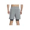 Nike Dri-FIT Unlimited Solid Logo Embroidered Two-In-One Casual Shorts Men Shorts Smoke-Gray DV9335084