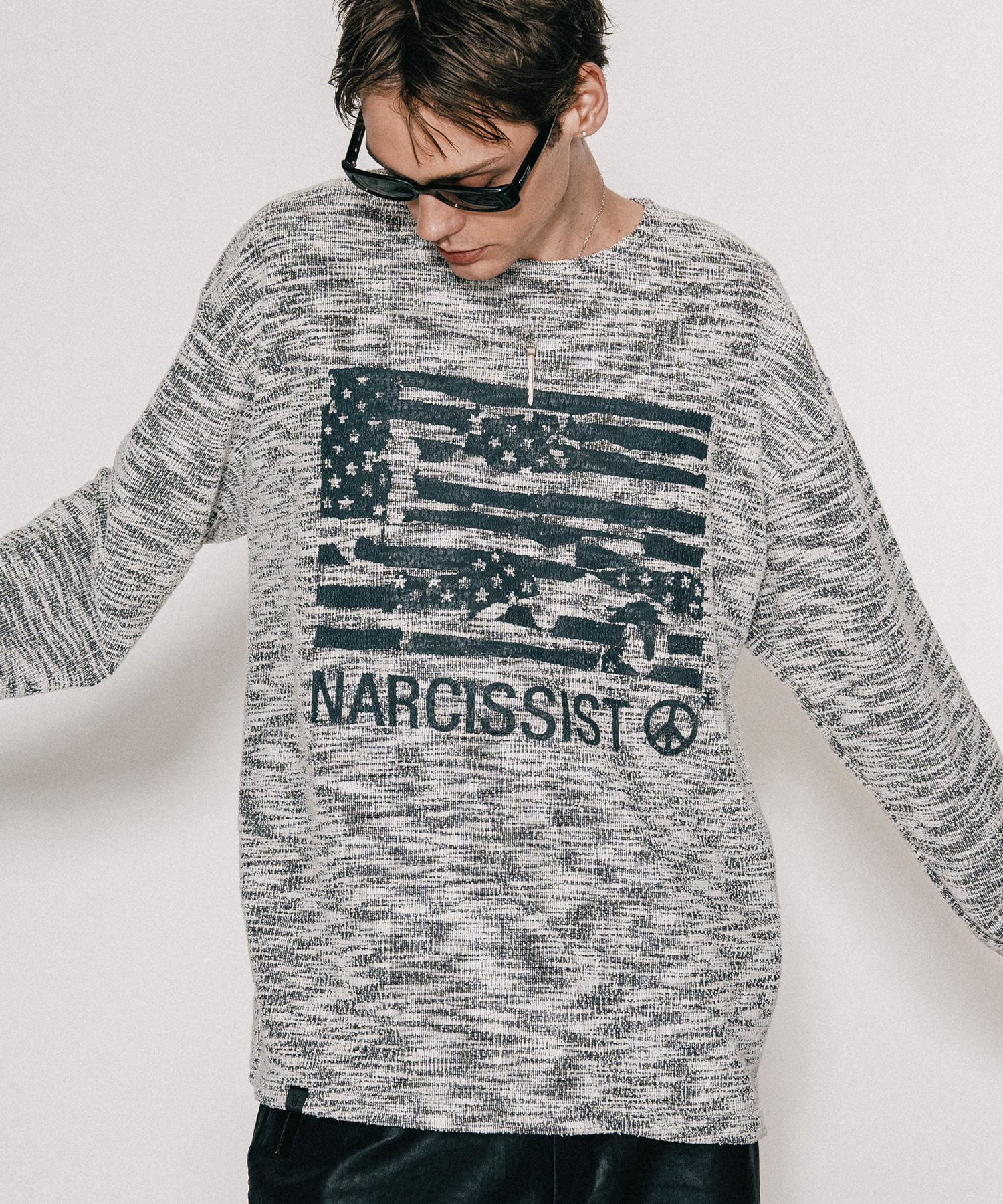 Bastic Boucle Flag Knit_Gray Gray/M