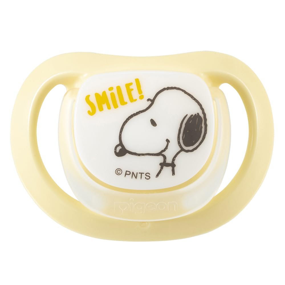 Pigeon Pacifier Skin Friendly Months S Size Snoopy Pattern 0-3