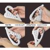 Ceramic Guasha Soard Skin Scraping Tools Face Massager Lift Acupoint Massager Whole Body Relax Body Meridian Scraper Beauty Tool