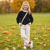 Boys Girls Casual Crewneck Color Block Sweatshirt Pullover Top for Kids
