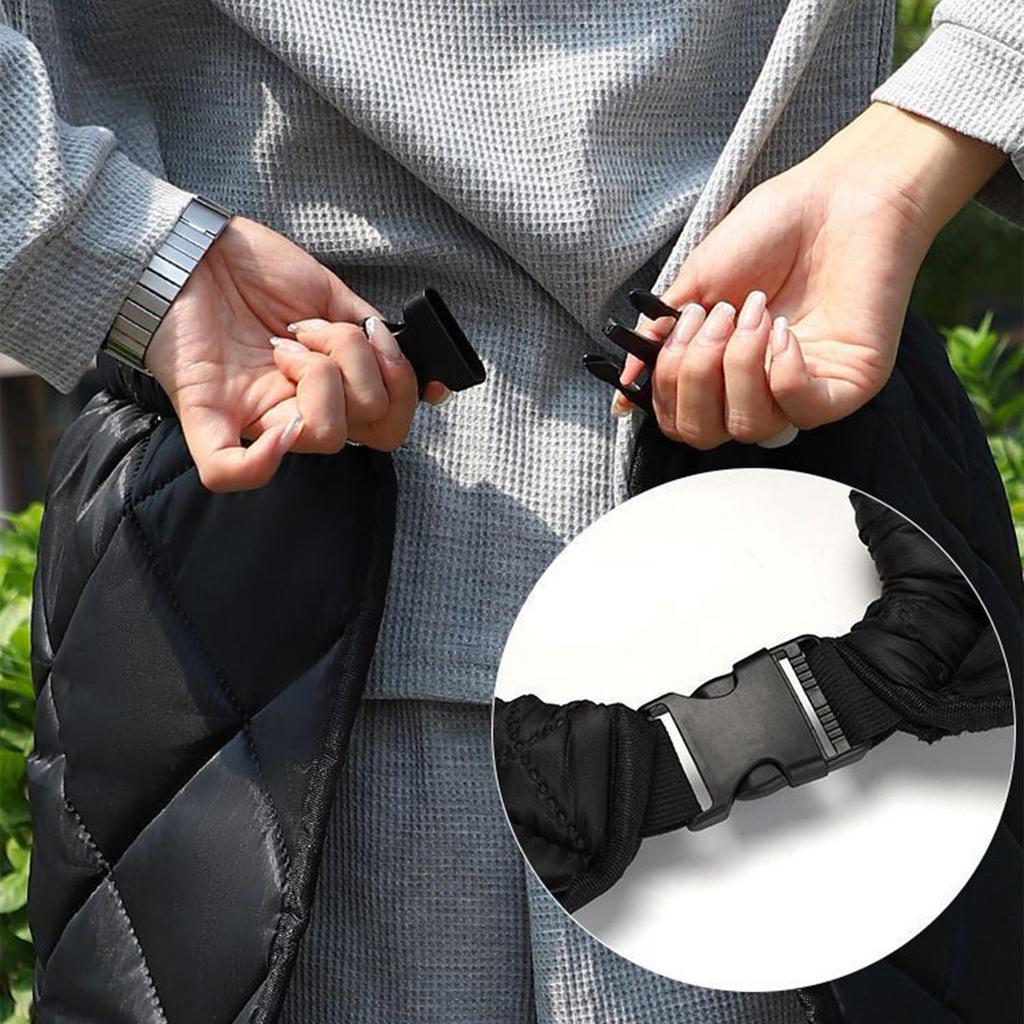 Motorcycle Winter Leg Cover Windproof Apron Scooter Warm Cotton Leg Protector for Cold Weather Motorcycle Scooter Outdoor Riding