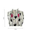 New Leopard Star Knitted Tote Bag for Women Large Capacity Bucket Bag Versatile Handbag for Commute Work and Daily Use