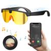 Wireless BT Sunglasses Object Recognition Anti-Glare Protection Goggles AI Photography Sports Glasses for Hiking Camping