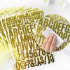 6 Sheets New 2.5 Inch Mailbox Numbers 100pcs Self Adhesive Label Stickers Mailbox Sign DIY Decor Sticker