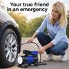 Typhoon Heavy Duty Metal Car Tyre Inflator (Blue)