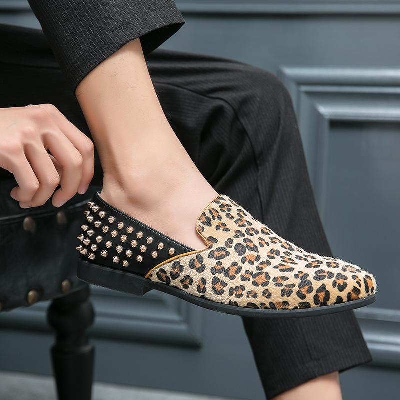 Módní kožené boty Pánské ležérní mokasíny Luxusní design Nazouvací Pánské společenské boty Ležérní styl Velká velikost Dobrá podrážka odolná proti opotřebení