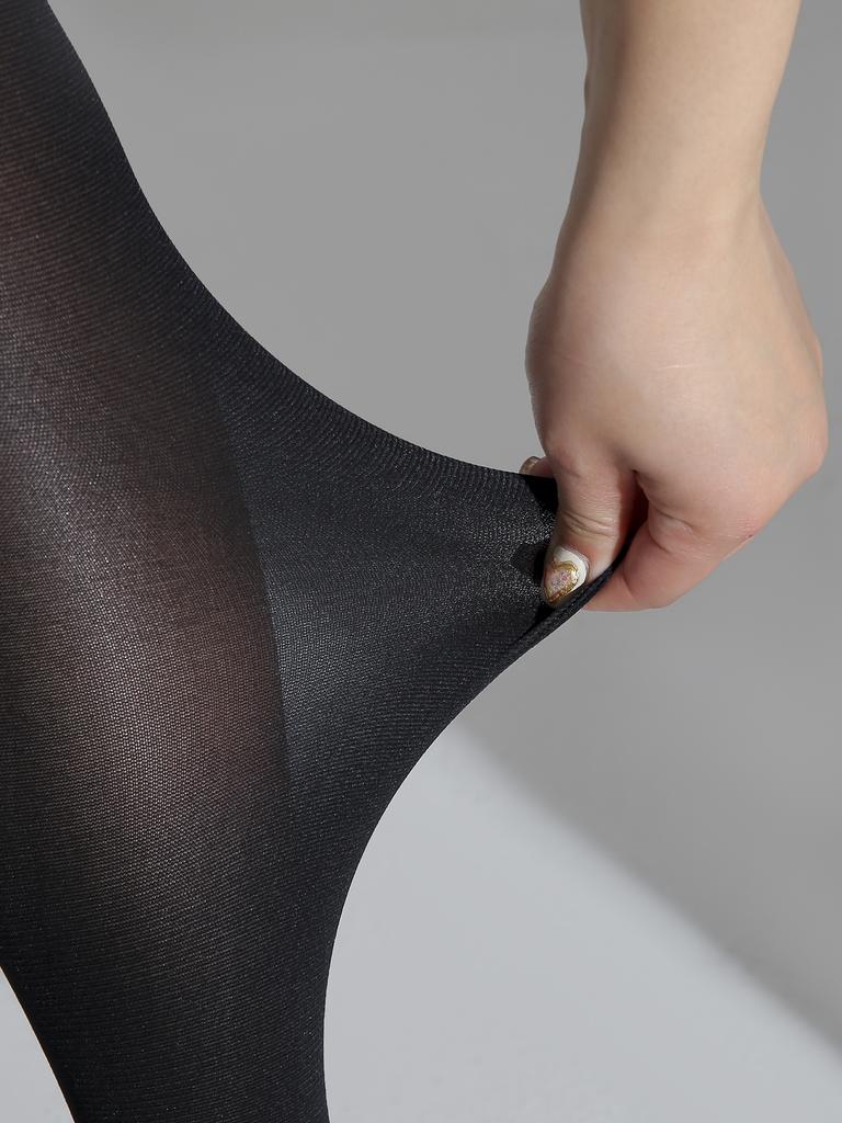 A PAIRS Transparent Black Solid Color Plus Size Pantyhose Ultra-thin Nylon Stocking Korea Slim High Quality Tights