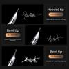 BANMI Metal Fountain Pen Full Steel Art Bent Nib Calligraphy Practice Business Signature Pen School Office Supplies Staionery