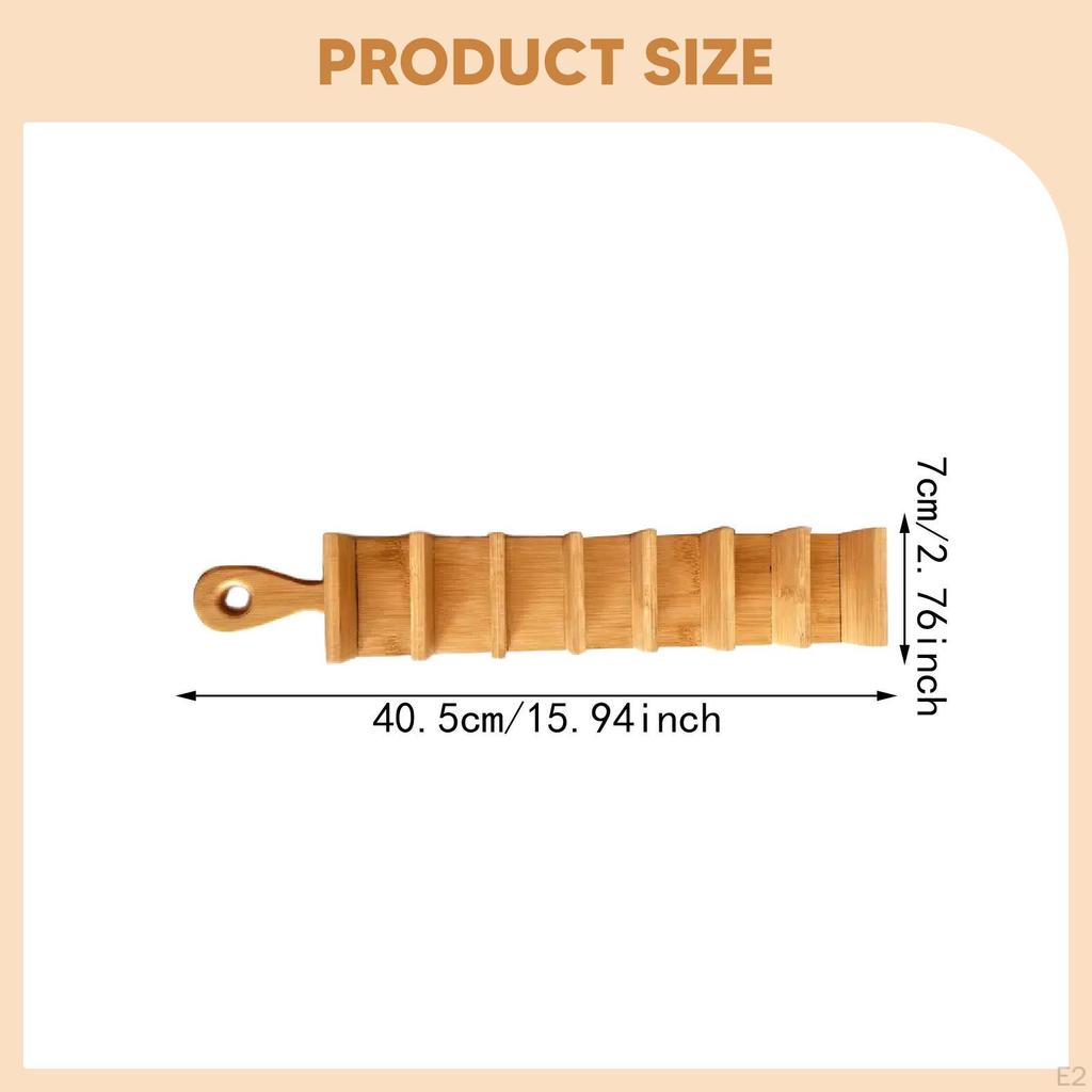 Wooden Taco Holder Pancake Rack Multipurpose Easy To Clean Kitchen Tool Baking Food